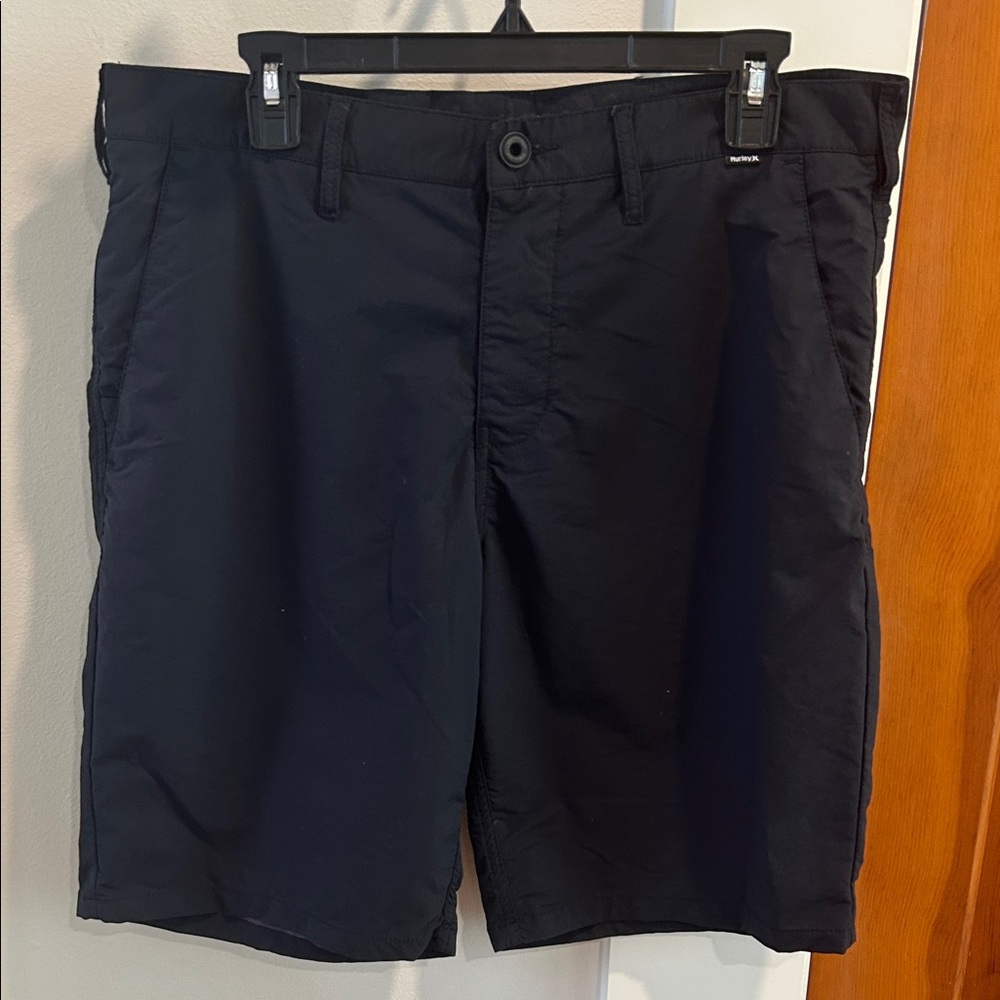 Hurley Men's Navy Flat Front Shorts